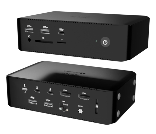 I-TEC Thunderbolt5 Quattro Display Dock 2x HDMI 2x TB5 PD 140W TB5QUATTRODOCKPD - 1349215 - zdjęcie